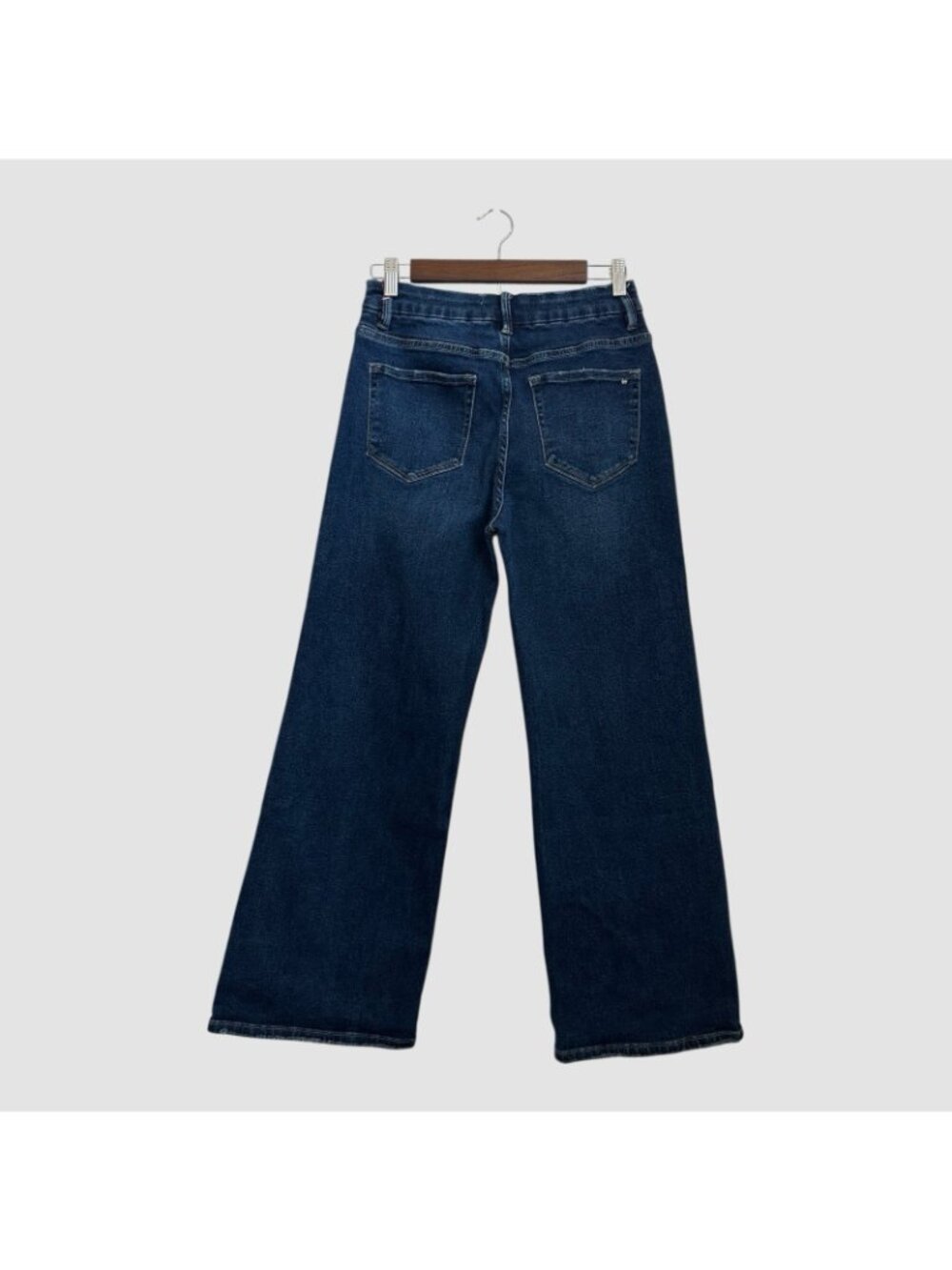 Mica Women’s Size 27 US Wide Leg Jeans High Rise Stretch Dark Wash Denim - Picture 2 of 11